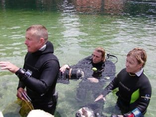 Bacteria Collecting with Rima and Aaron from Kennedy Space Center